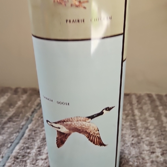 Vintage Red Thermos with Bird Design - Picture 4 of 9